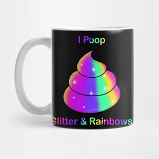 Glitter poop Mug